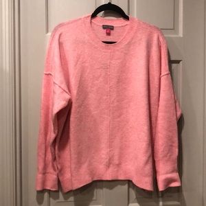 Pink crew neck sweater